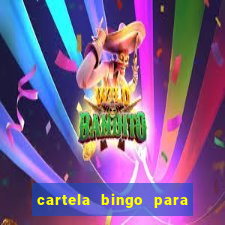 cartela bingo para cha de cozinha imprimir gratis